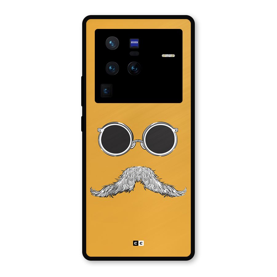 Goggle Man Metal Back Case for Vivo X80 Pro
