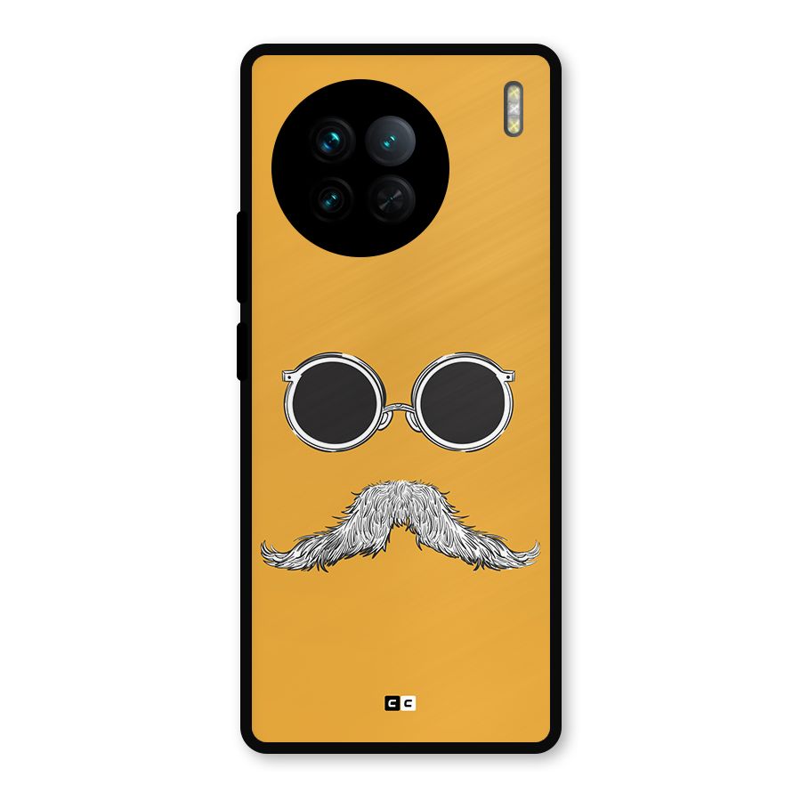 Goggle Man Metal Back Case for Vivo X90