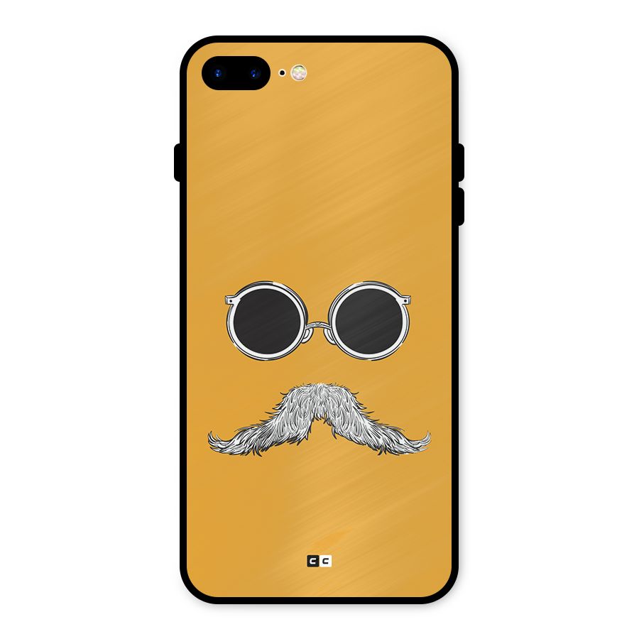 Goggle Man Metal Back Case for iPhone 8 Plus