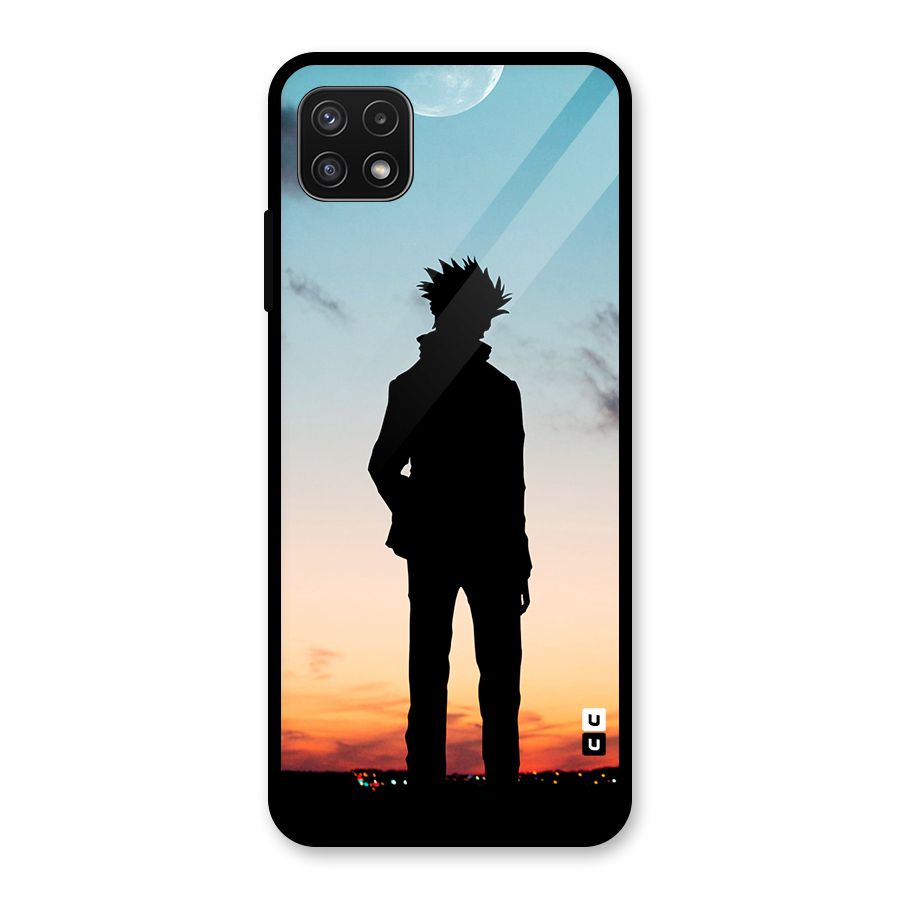 Gojo City Glass Back Case for Galaxy A22 5G