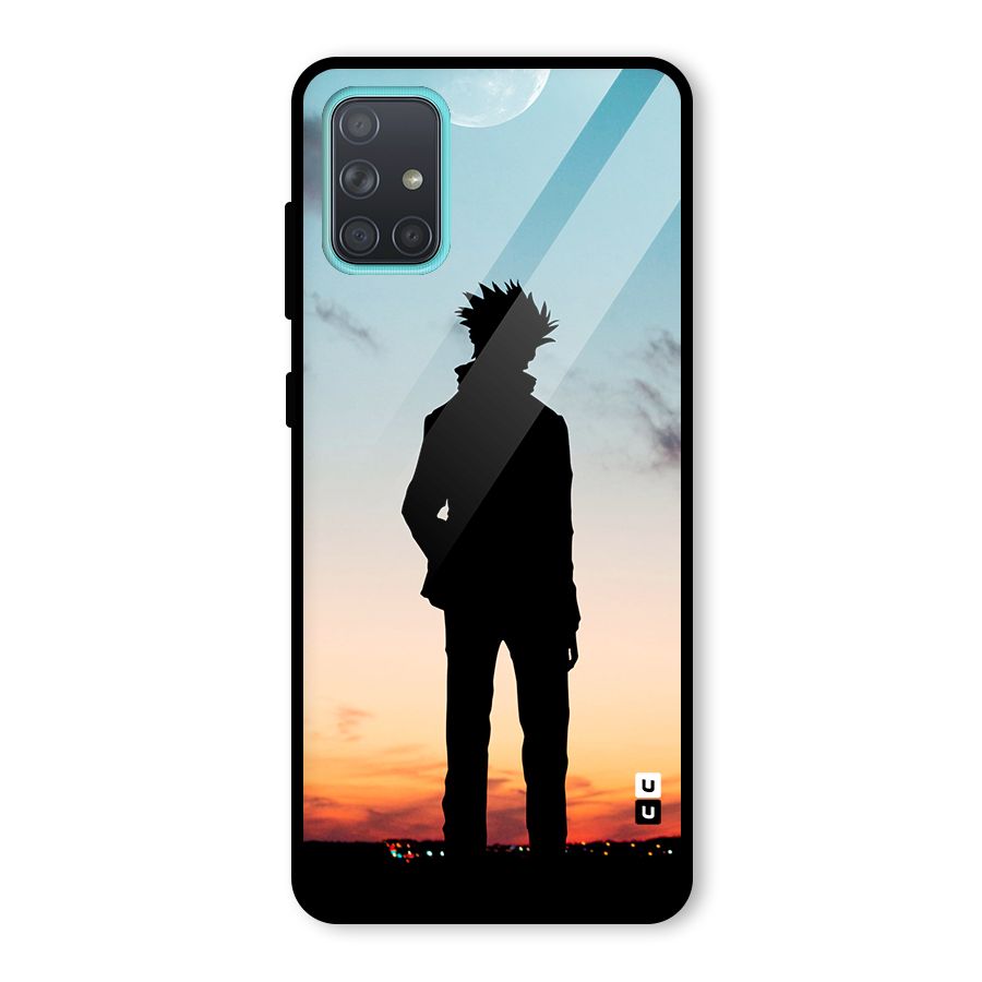 Gojo City Glass Back Case for Galaxy A71