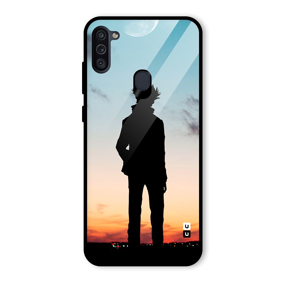 Gojo City Glass Back Case for Galaxy M11