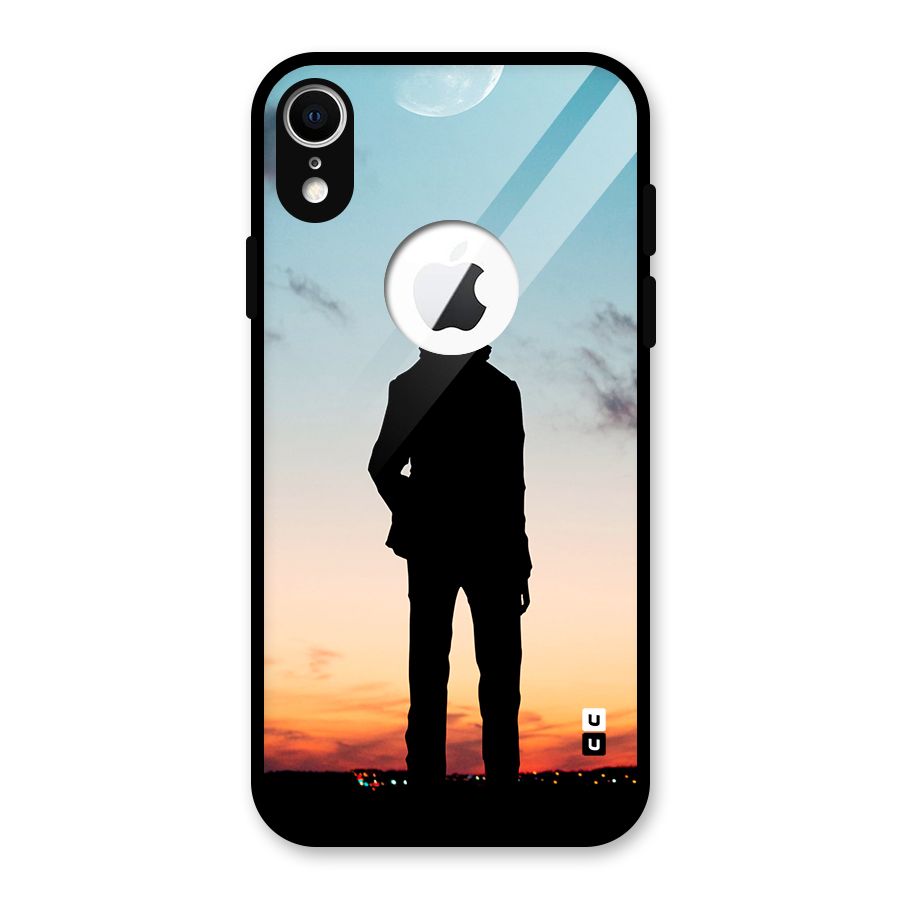 Gojo City Glass Back Case for iPhone XR Logo Cut