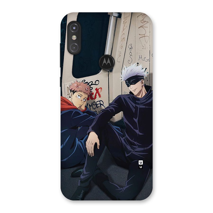 Gojo Itadori Travel Back Case for Motorola One Power