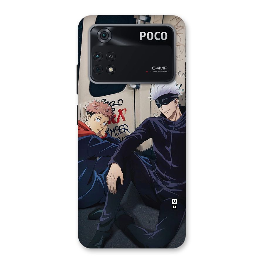 Gojo Itadori Travel Back Case for Poco M4 Pro 4G