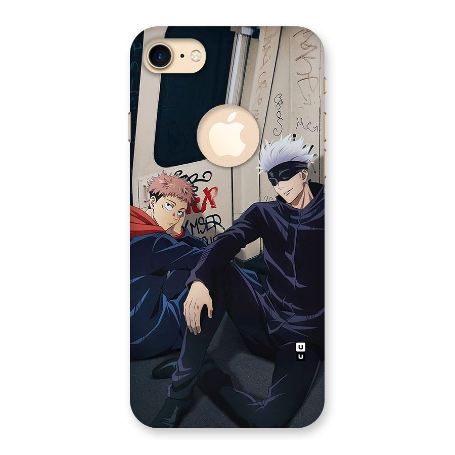 Gojo Itadori Travel Back Case for iPhone 7 Logo Cut