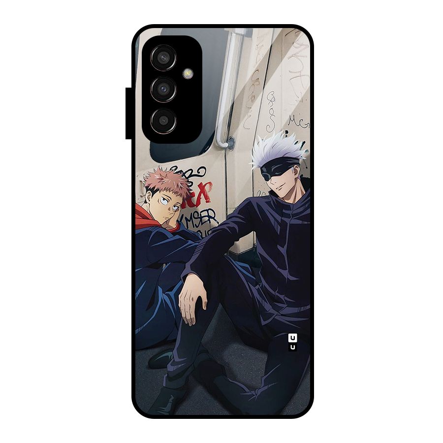 Gojo Itadori Travel Glass Back Case for Galaxy F13