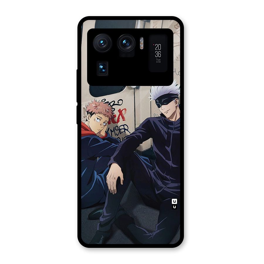 Gojo Itadori Travel Glass Back Case for Mi 11 Ultra