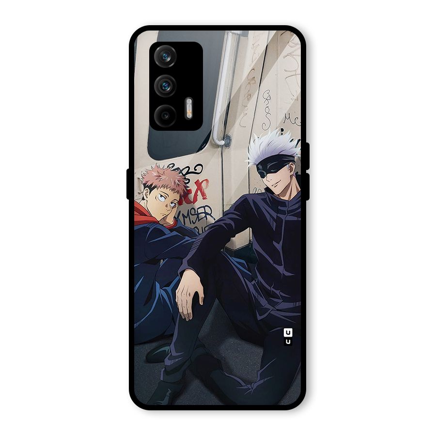 Gojo Itadori Travel Glass Back Case for Realme GT 5G