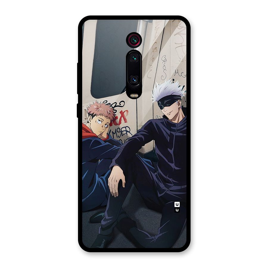 Gojo Itadori Travel Glass Back Case for Redmi K20 Pro