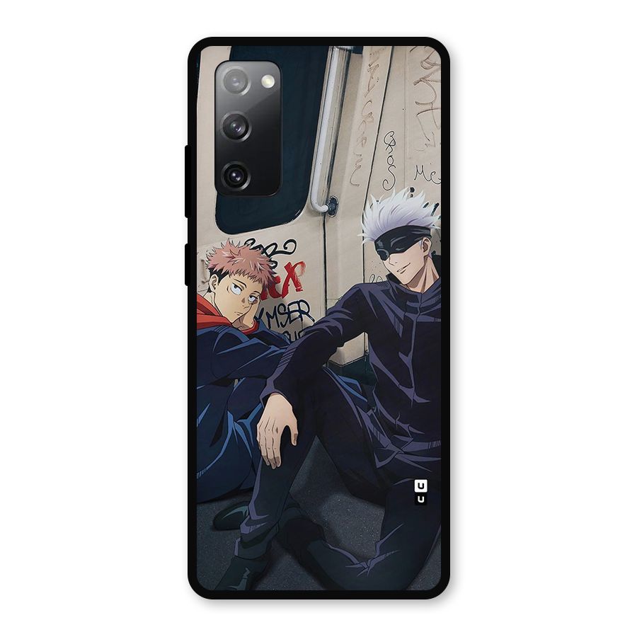 Gojo Itadori Travel Metal Back Case for Galaxy S20 FE