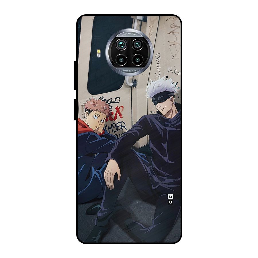 Gojo Itadori Travel Metal Back Case for Mi 10i