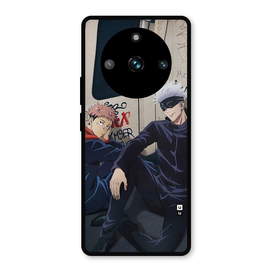 Gojo Itadori Travel Metal Back Case for Realme 11 Pro