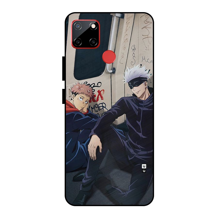 Gojo Itadori Travel Metal Back Case for Realme C12