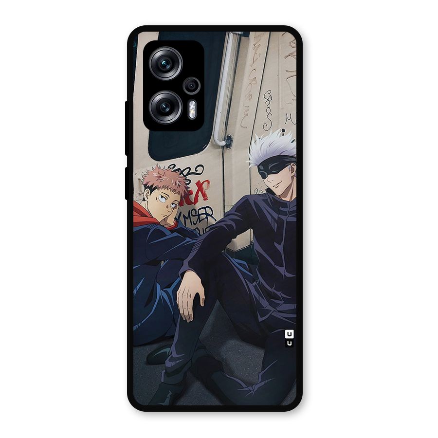 Gojo Itadori Travel Metal Back Case for Redmi K50i