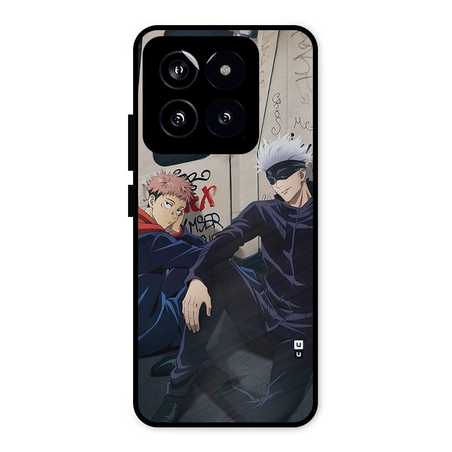 Gojo Itadori Travel Metal Back Case for Xiaomi 14