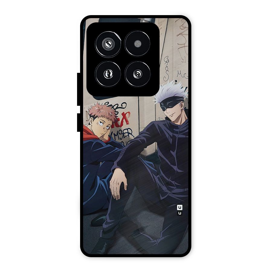 Gojo Itadori Travel Metal Back Case for Xiaomi 14 Pro