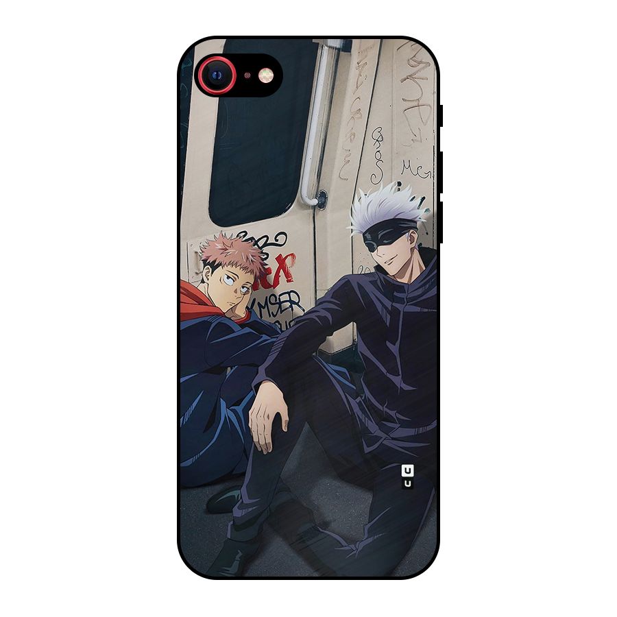 Gojo Itadori Travel Metal Back Case for iPhone SE 2022