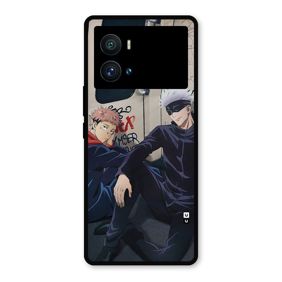 Gojo Itadori Travel Metal Back Case for iQOO 9 Pro