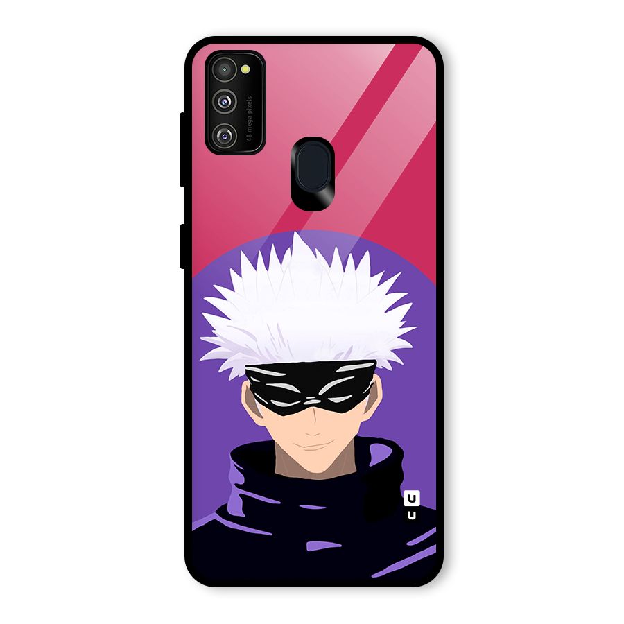 Gojo Lives Glass Back Case for Galaxy M30s