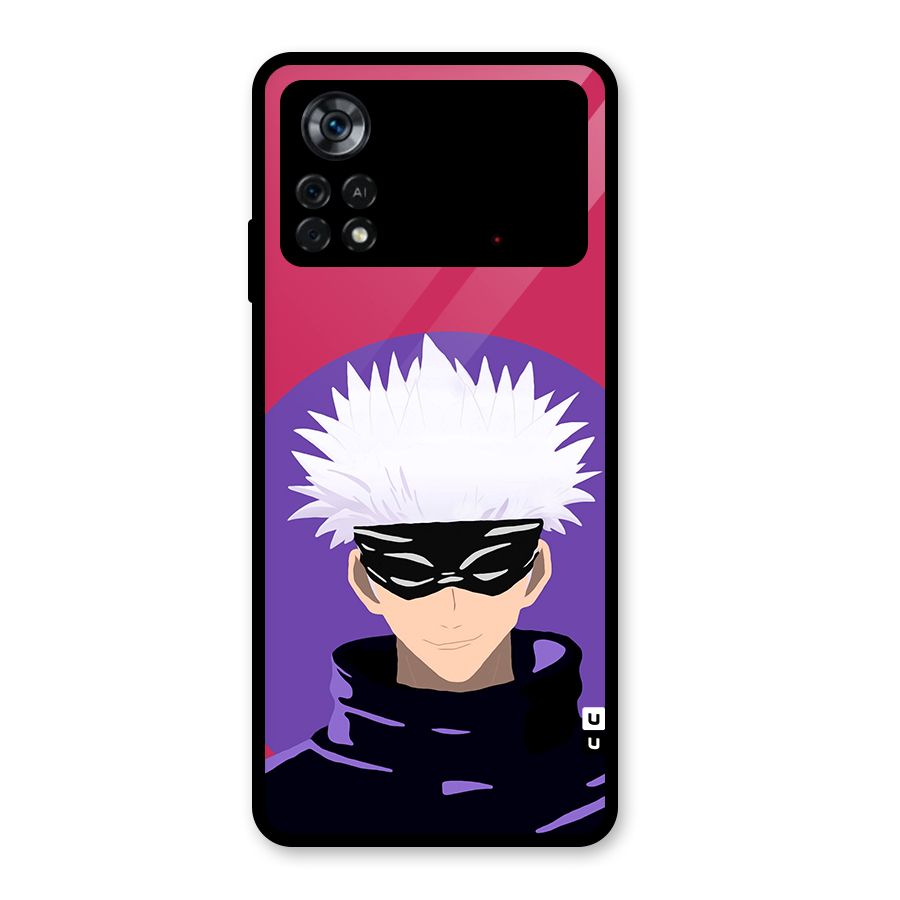 Gojo Lives Glass Back Case for Poco X4 Pro 5G