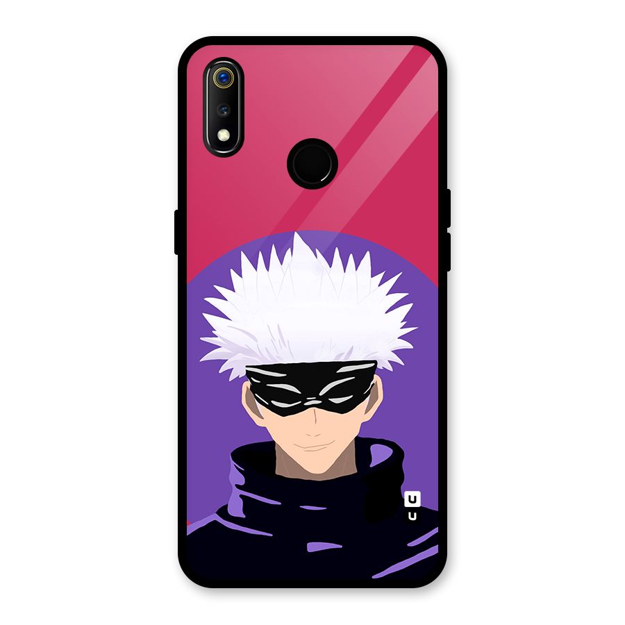 Gojo Lives Glass Back Case for Realme 3i