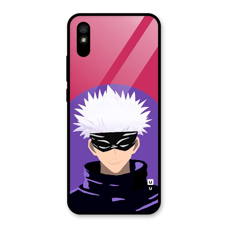 Gojo Lives Glass Back Case for Redmi 9i