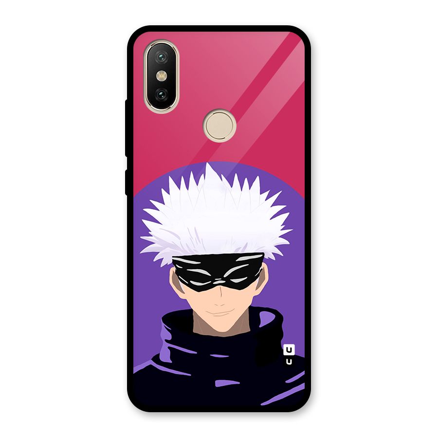 Gojo Lives Glass Back Case for Redmi A2