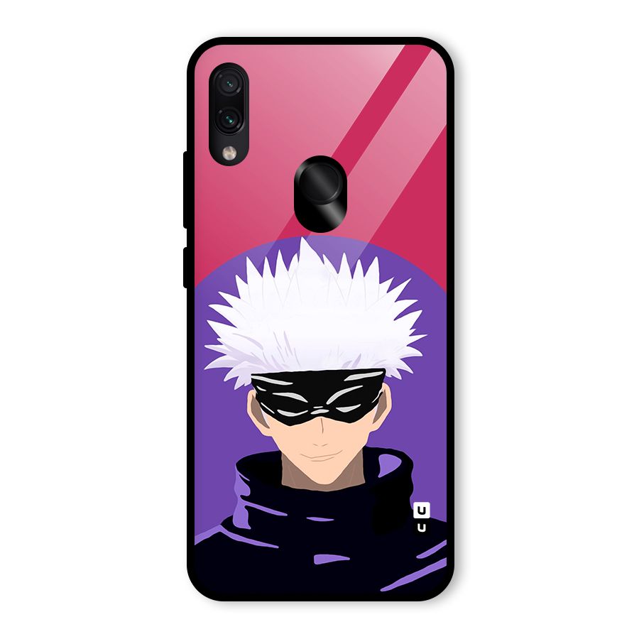 Gojo Lives Glass Back Case for Redmi Note 7S