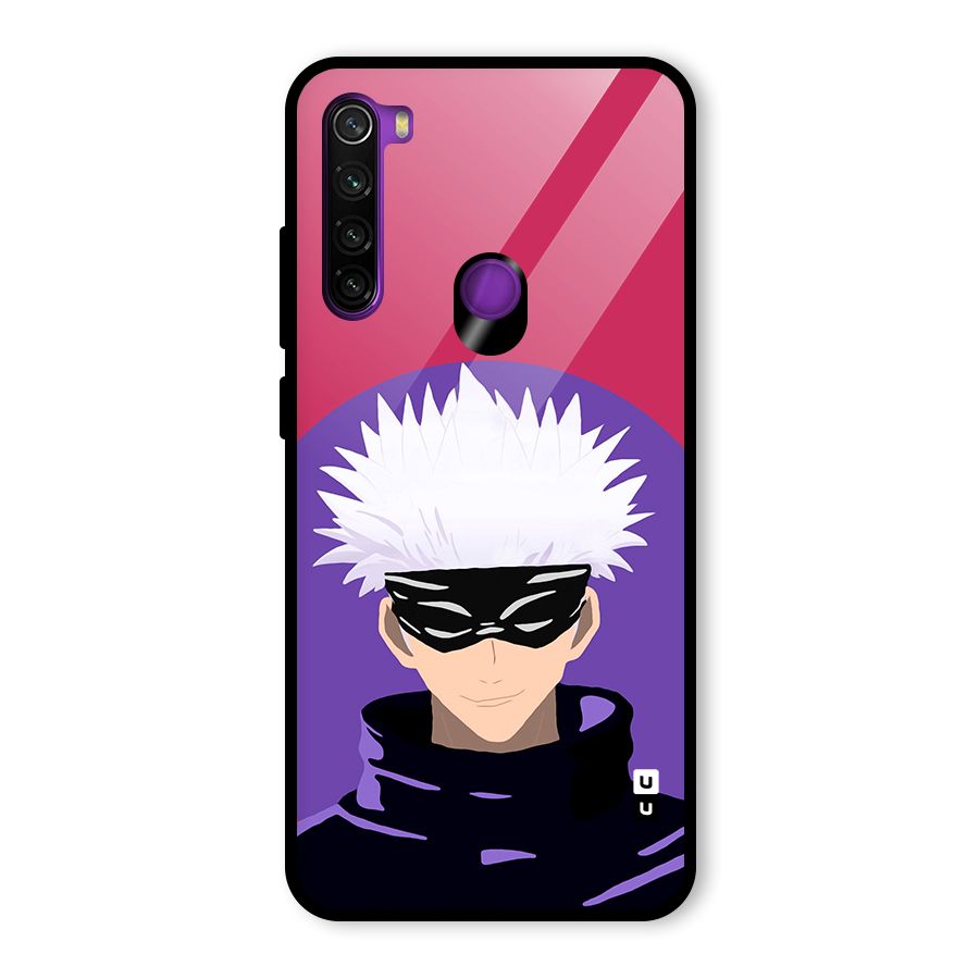 Gojo Lives Glass Back Case for Redmi Note 8