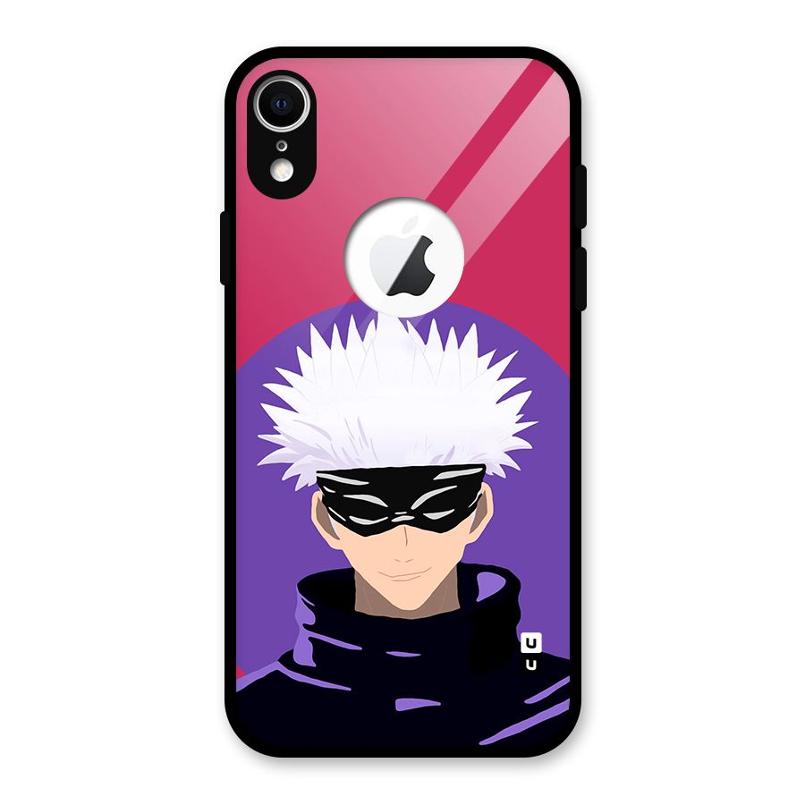 Gojo Lives Glass Back Case for iPhone XR Logo Cut