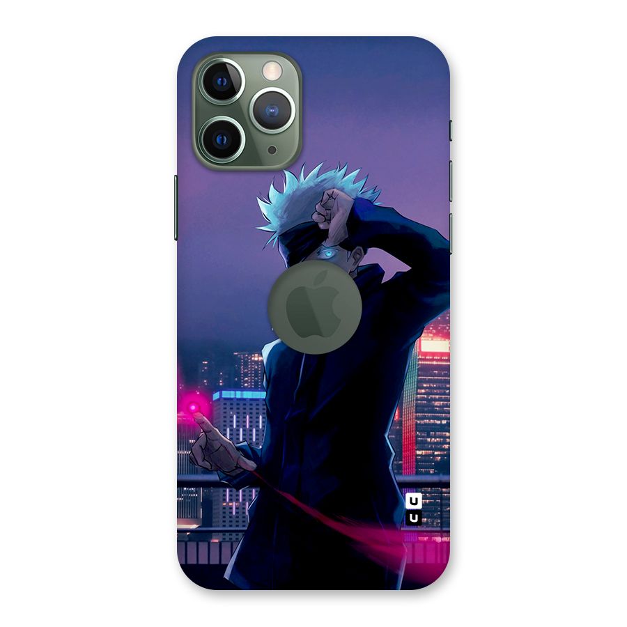 Gojo Looks Back Case for iPhone 11 Pro Logo Cut