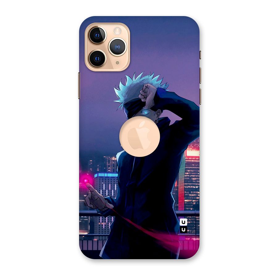 Gojo Looks Back Case for iPhone 11 Pro Max Logo Cut