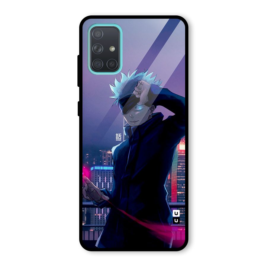 Gojo Looks Glass Back Case for Galaxy A71