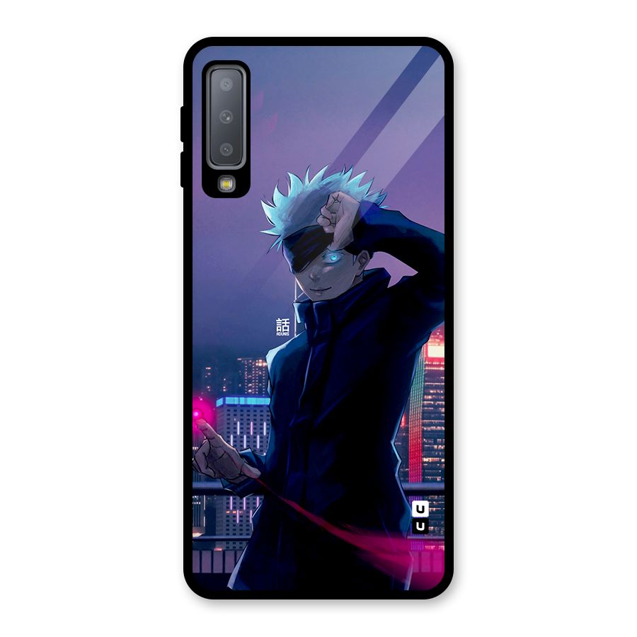 Gojo Looks Glass Back Case for Galaxy A7 (2018)