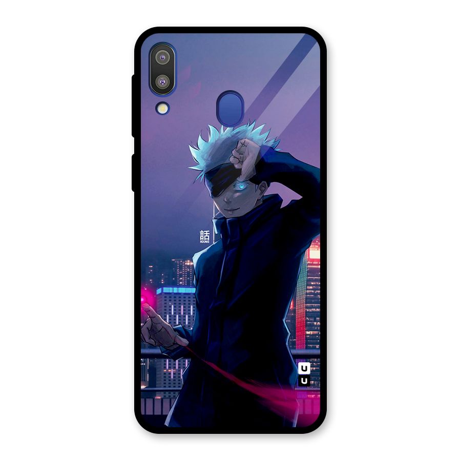 Gojo Looks Glass Back Case for Galaxy M20