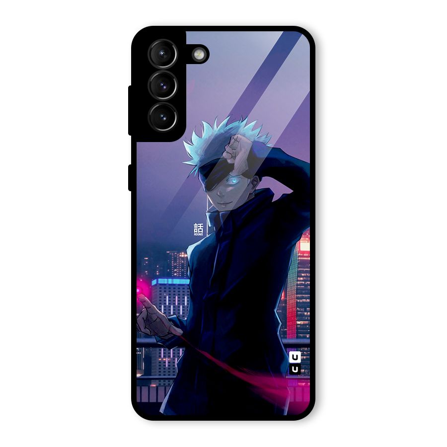 Gojo Looks Glass Back Case for Galaxy S21 Plus