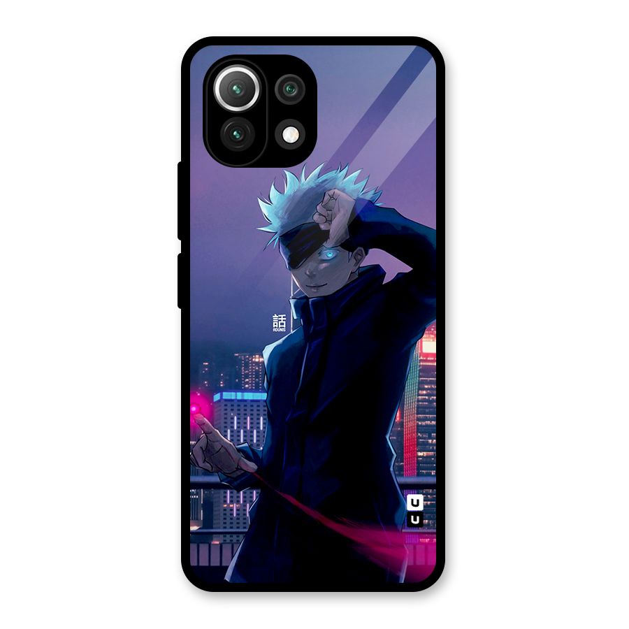 Gojo Looks Glass Back Case for Mi 11 Lite