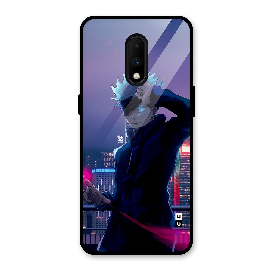 Gojo Looks Glass Back Case for OnePlus 7