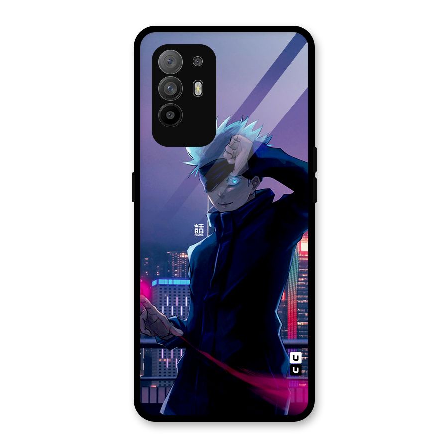 Gojo Looks Glass Back Case for Oppo F19 Pro Plus 5G