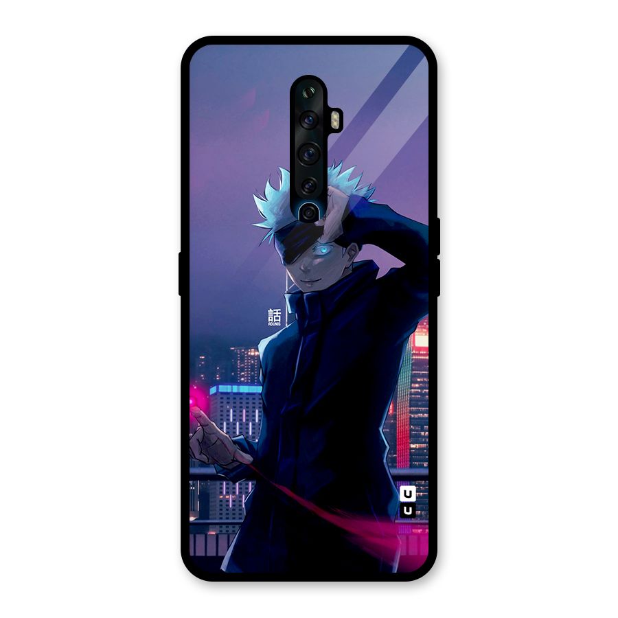 Gojo Looks Glass Back Case for Oppo Reno2 F