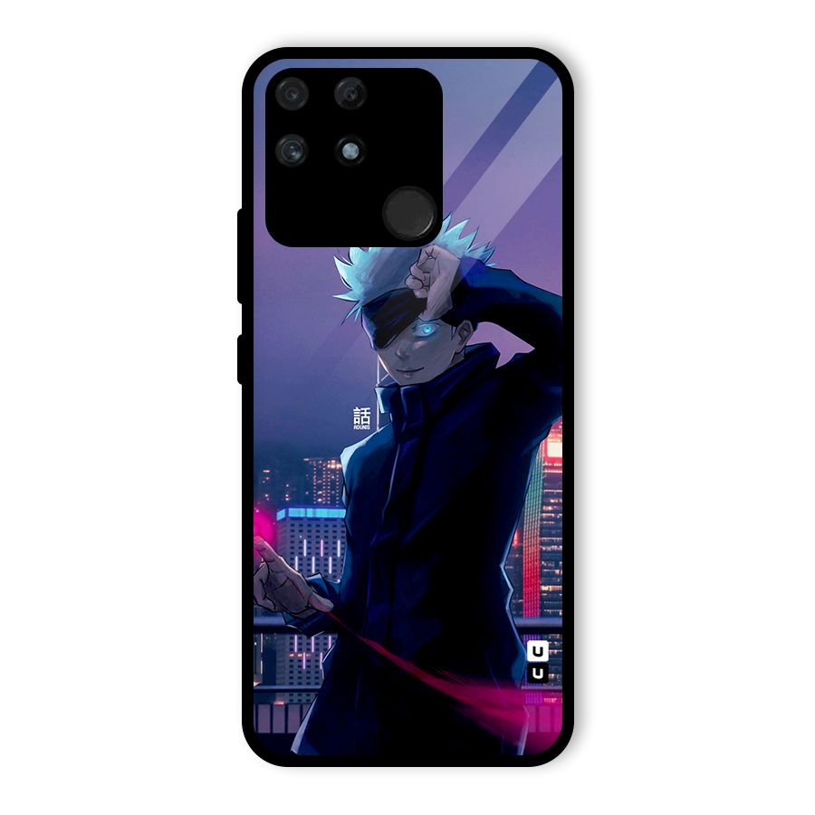 Gojo Looks Glass Back Case for Realme Narzo 50A