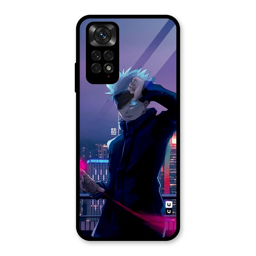 Gojo Looks Glass Back Case for Redmi Note 11