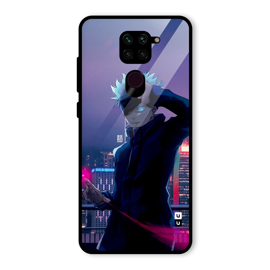 Gojo Looks Glass Back Case for Redmi Note 9
