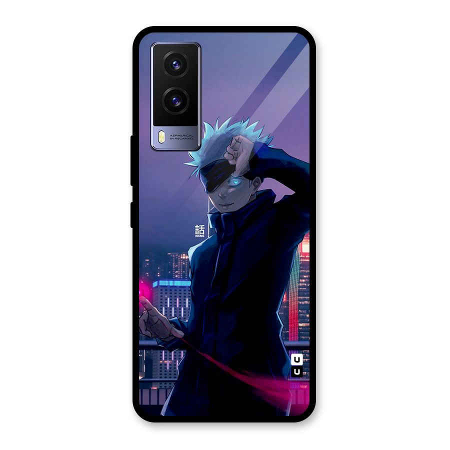 Gojo Looks Glass Back Case for Vivo V21e 5G