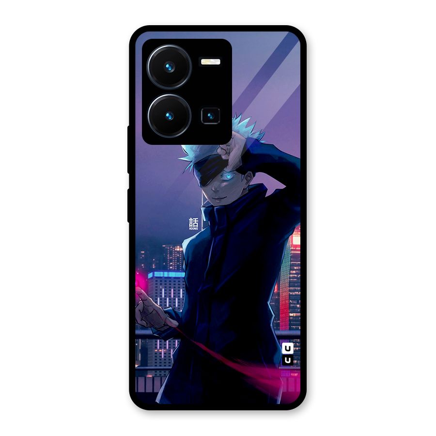 Gojo Looks Glass Back Case for Vivo Y35