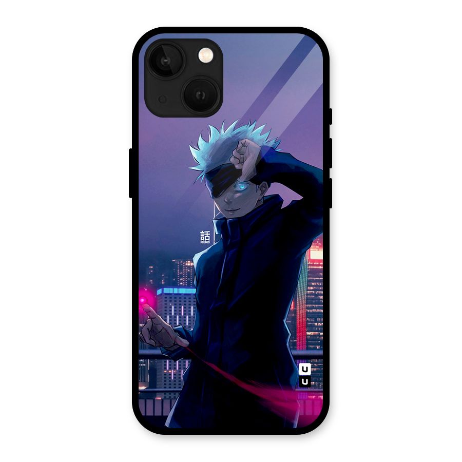 Gojo Looks Glass Back Case for iPhone 13