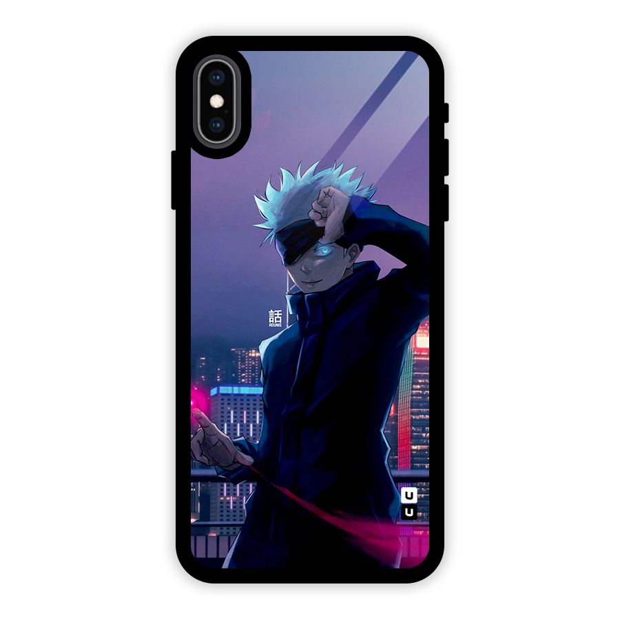 Gojo Looks Glass Back Case for iPhone XS Max