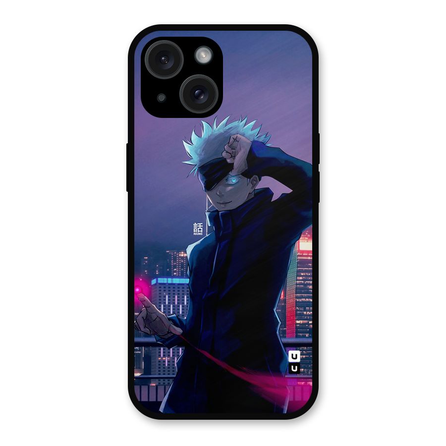 Gojo Looks Metal Back Case for iPhone 15