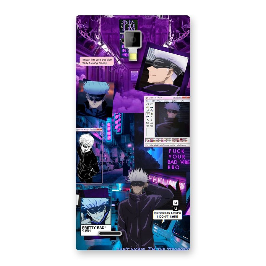 Gojo Quotes Bundle Back Case for Canvas Xpress A99